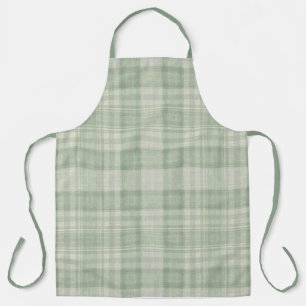 Tablier Plat vert sauge clair