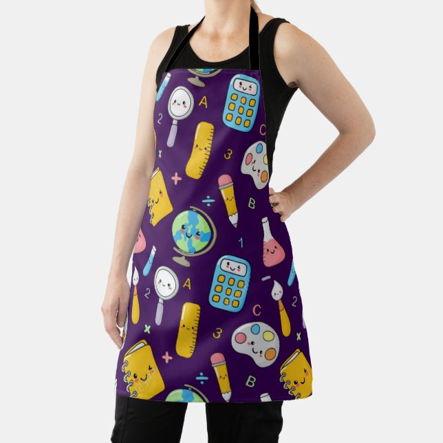 Tablier Playful Learning – Cute Education Seamless Pattern (Insitu)