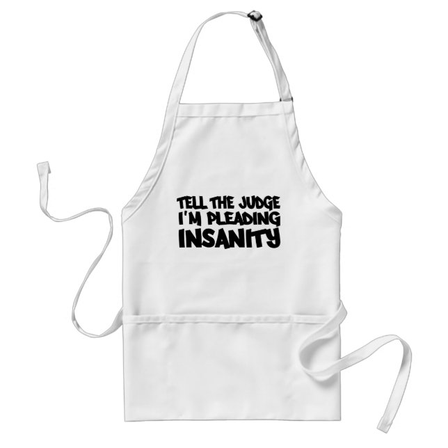 Tablier PLEA INSANITY - choisir style & couleur (Devant)