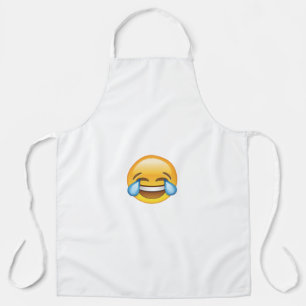 Tablier Pleurer de rire Larmes de joie émoji