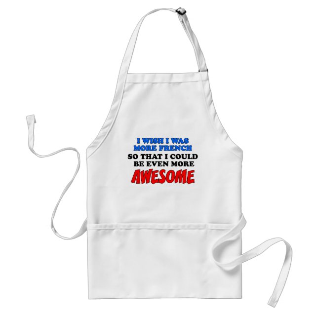 Tablier Plus Français Plus Awesome Apron (Devant)