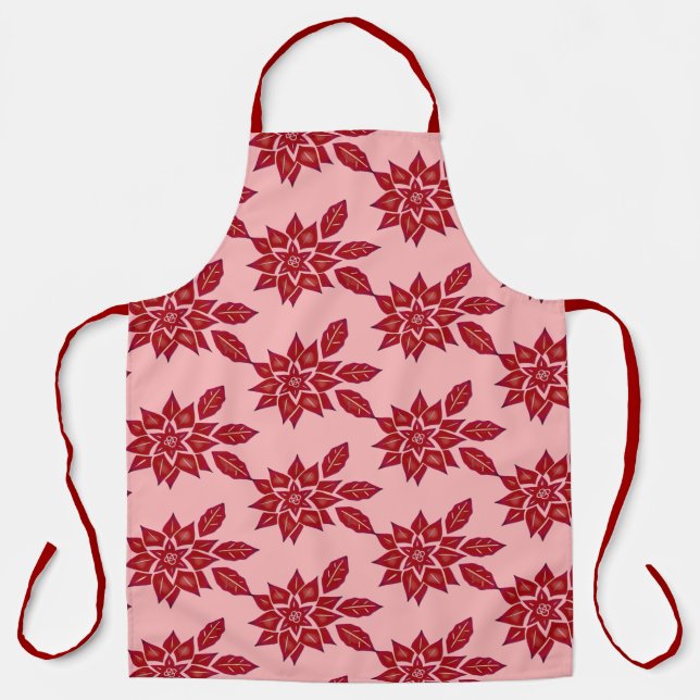 Tablier Poinsététie (rouge) (Recto)