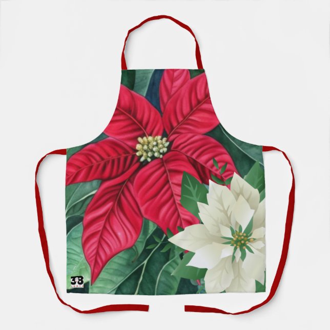 Tablier Poinsettia (Recto)
