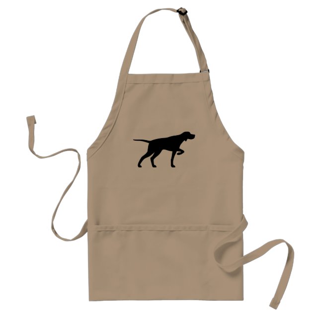 Tablier Pointeur Silhouette Adulte Apron (Devant)