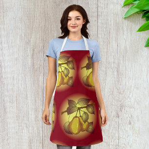 Tablier Poires Sur Un Arbre