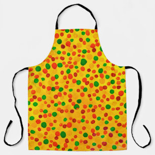 Tablier Pois aquarelle motif transparent