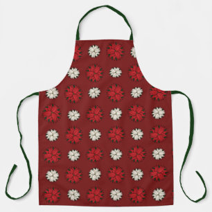 Tablier Pois rouge et blanc