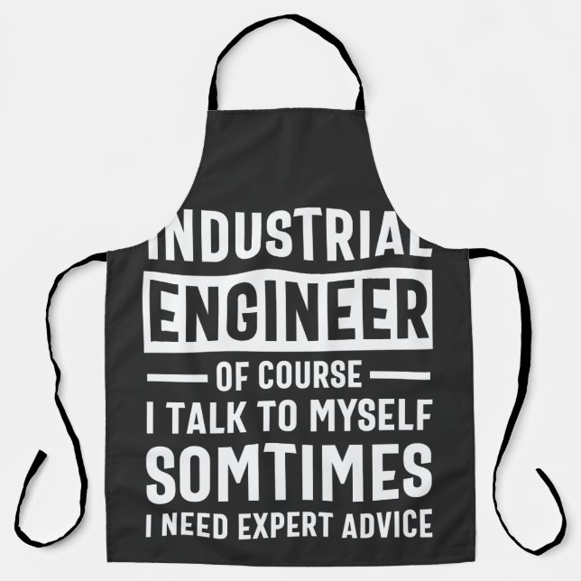 Tablier Poison de Funny Industrial Engineer (Recto)