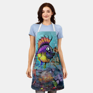 Tablier Poisson arc-en-ciel