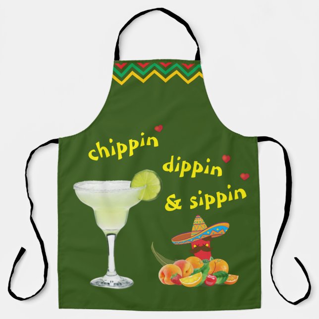 Tablier Poivre mexicain à la Fiesta Margarita (Recto)