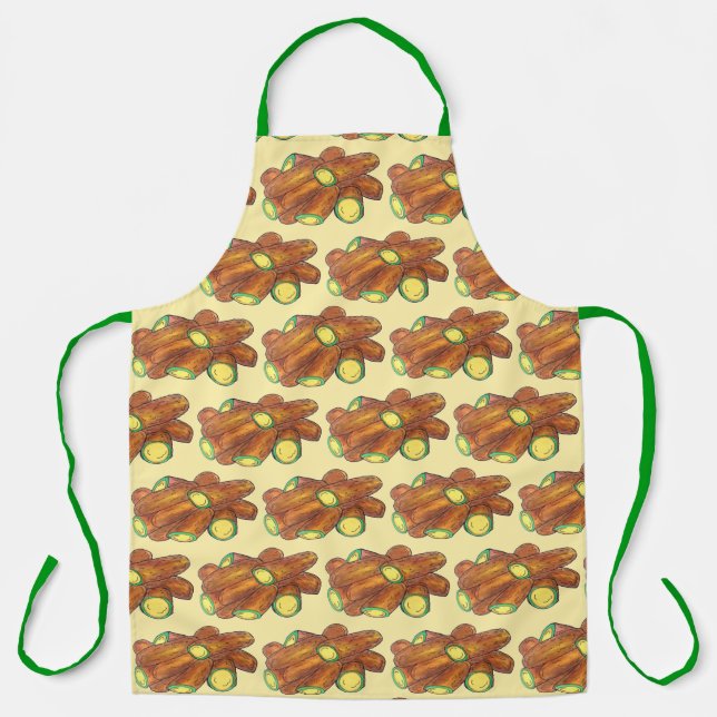 Tablier Poivron de Jalapeño frit vert Jalapeno chaud poivr (Recto)