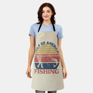 Tablier Pôle de pêche du golfe d'Amérique patriotique amér