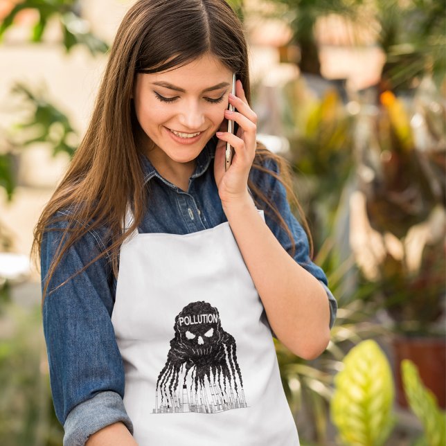 Tablier Pollution Nuage Monster Adulte Apron (Créateur téléchargé)