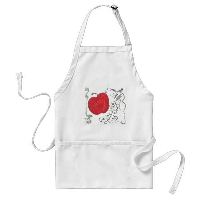Tablier Pomme blanche neige (Devant)
