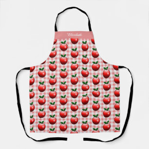 Tablier Pommes rouges