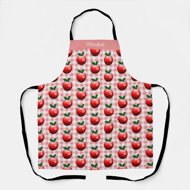 Tablier Pommes rouges (Recto)
