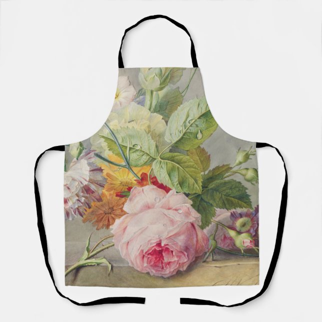 Tablier Pont rose vintage (Recto)