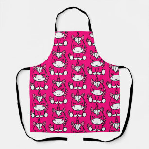 Tablier Pony de licorne rose