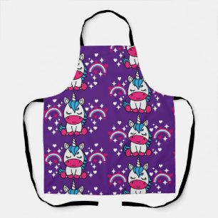 Tablier Pony de licorne violette