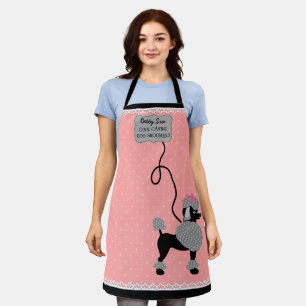 Tablier Poodle Skirt Cute Custom Retro les années 50 Dog 