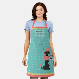 Tablier Poodle Skirt Retro les années 50 Dog Groomer Pers