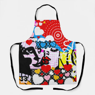 Tablier Pop Art Valentine
