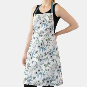 Tablier Poppies bleues écossaises