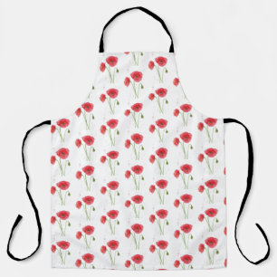 Tablier Poppies d'aquarelle