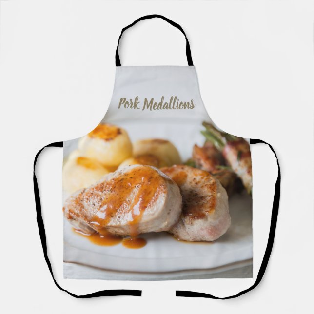 Tablier Pork medallions tenderloin with potatoes and beans (Recto)