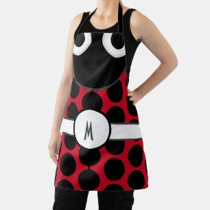 Tablier Porte de coccinelle monogramme