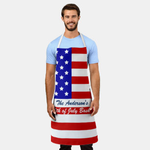 Tablier Porte-drapeau américain personnalisé