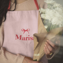 Porte-nom rose et rouge personnalisé | E personnal