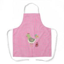Porte-poulet rose En vichy