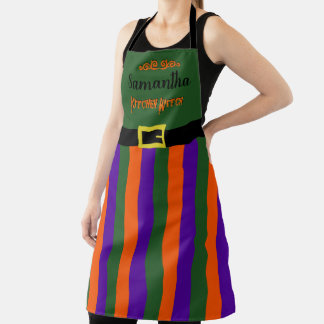 Tablier Porte-sorcière de cuisine personnalisée