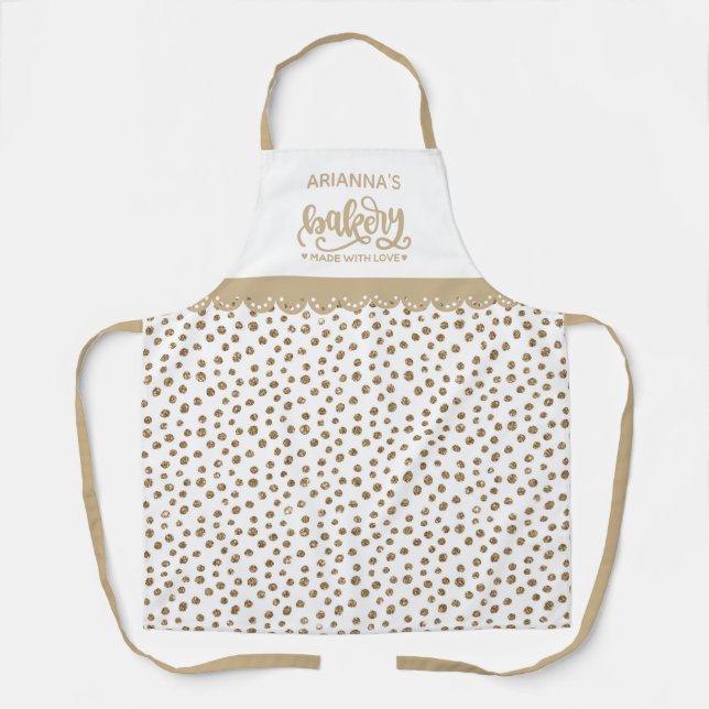 Tablier Portes Or Chic Cuisine Cuisine Baking Apron (Recto)