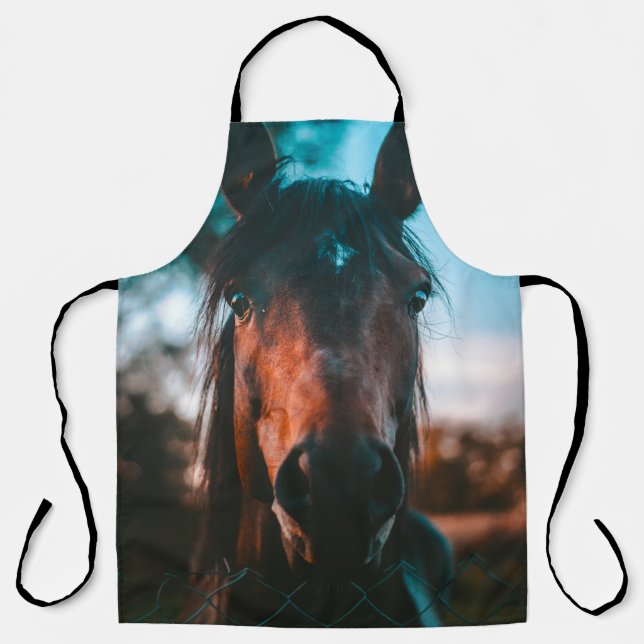TABLIER PORTRAIT CHEVAL (Recto)