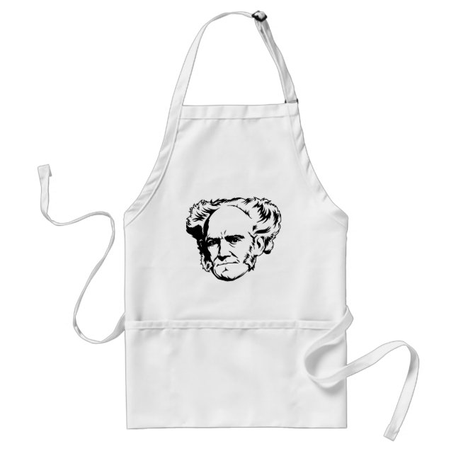 Tablier Portrait d'Arthur Schopenhauer (Devant)