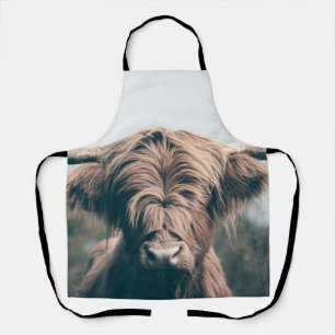 Tablier Portrait de vache Highland