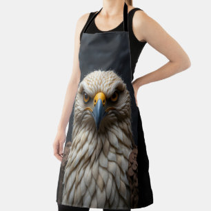 Tablier Portrait d'oiseaux feuillés