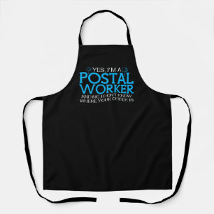 Tablier Postal Worker Joke Mail Carrier Postman