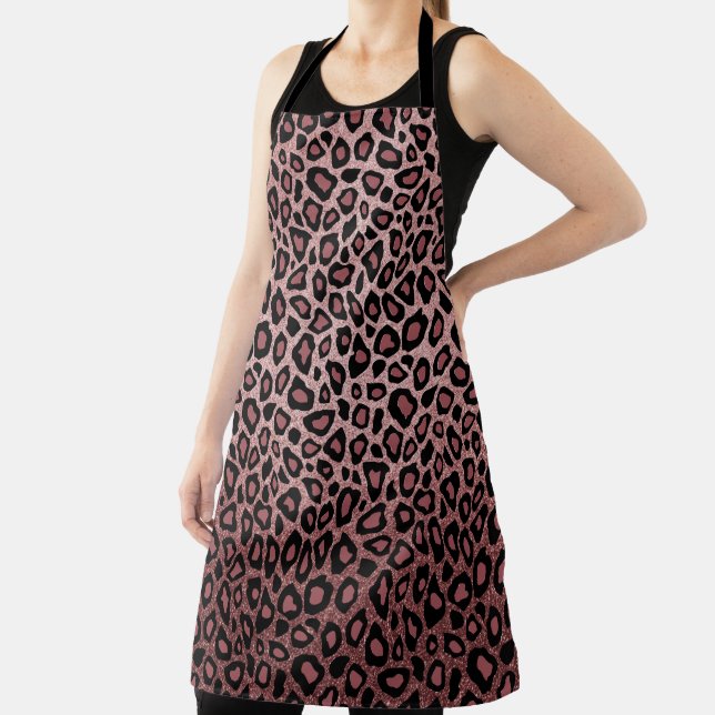 Tablier Poster de animal  Leopard Exotic Rose (Insitu)