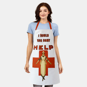 Tablier Poster de l'infirmière vintage WW1 Apron