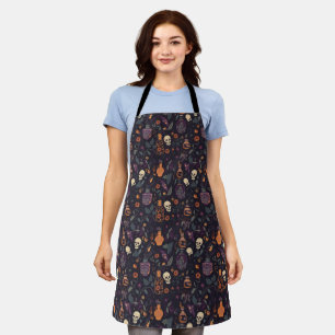 Tablier Potion faisant Apron ft. Crânes et bouteilles de p
