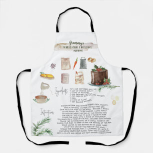 Tablier Pouding de Noël traditionnel   Recette Héritage