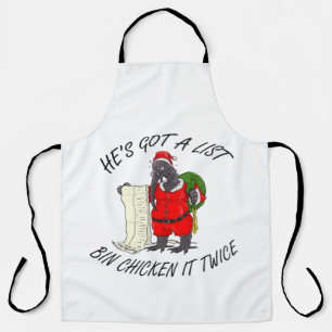 Tablier Poule de Santa Bin