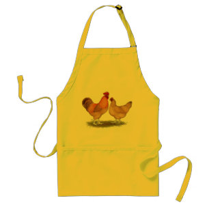 Tablier Poulets de couleur chamois du Lincolnshire