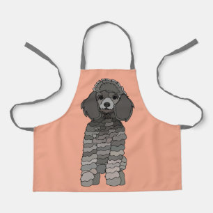 Tablier pour enfants avec chien caniche