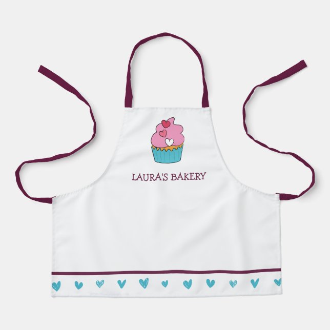 Tablier pour filles personnalisées (Recto)