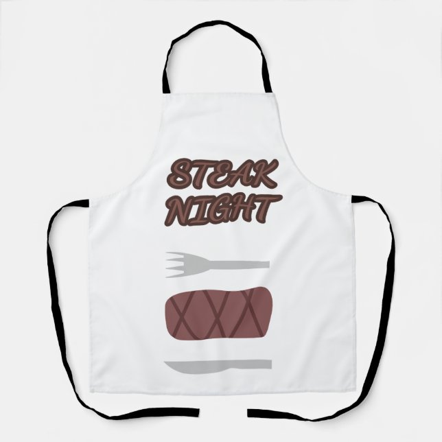 Tablier pour la soirée steak (Recto)