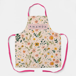 Tablier Prairie de Fleurs Sauvages Fantaisiste Personnalis